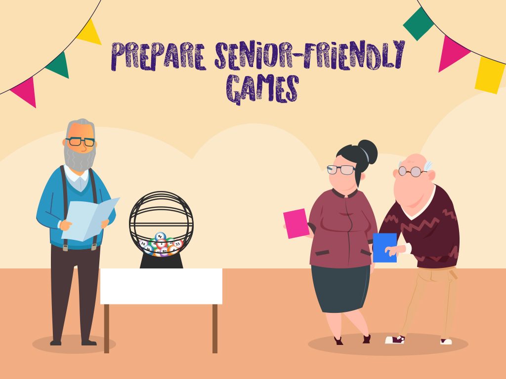 Prepare Senior Friendly Games