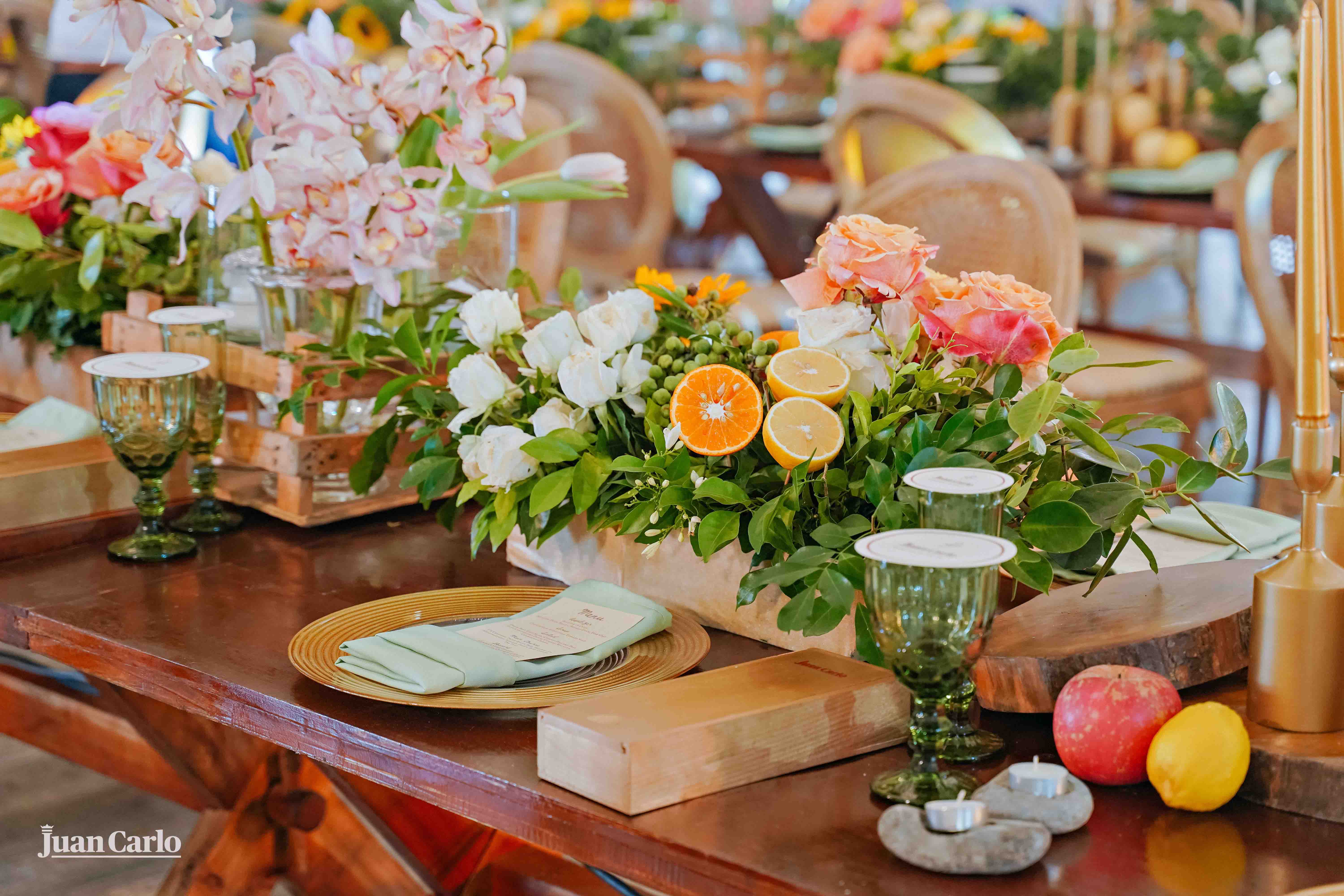 Catering services at the Old Grove Farmstead