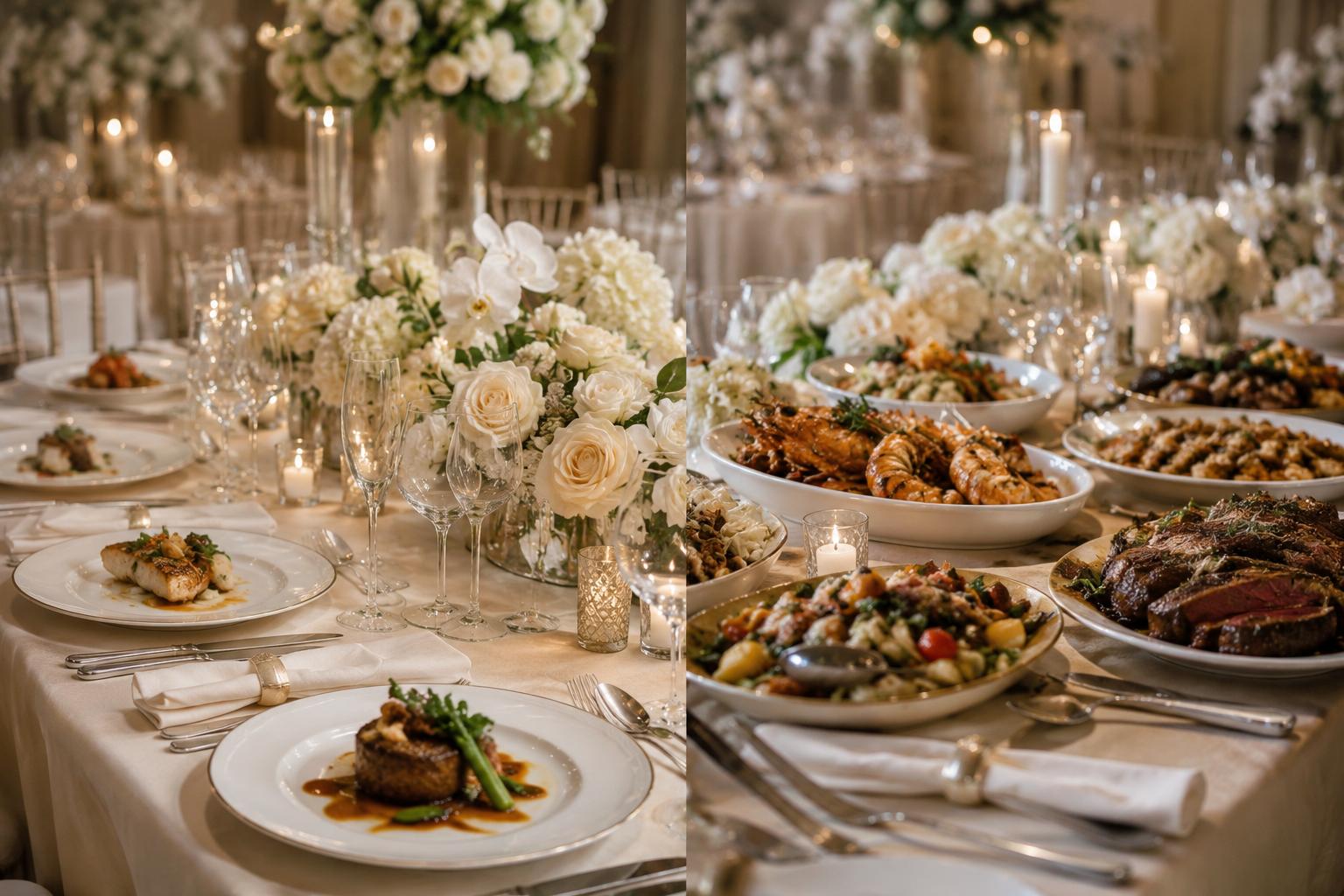 When to Opt for Multi-Course vs. Shared Platters in Weddings